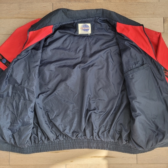 Vintage Kleen Flo red and blue colourblock jacket - Picture 11 of 16